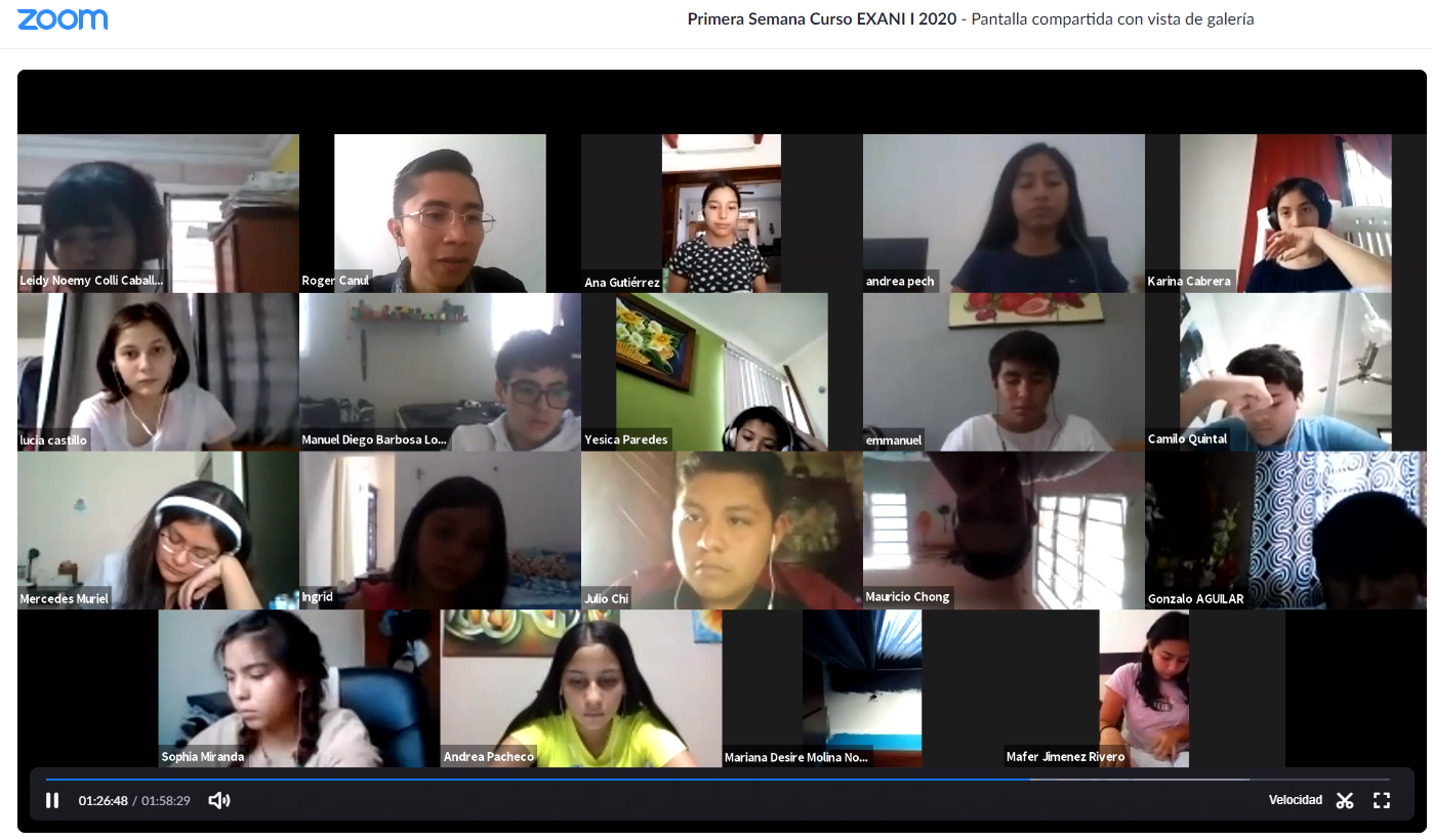 Clases OnLine Semana Santa